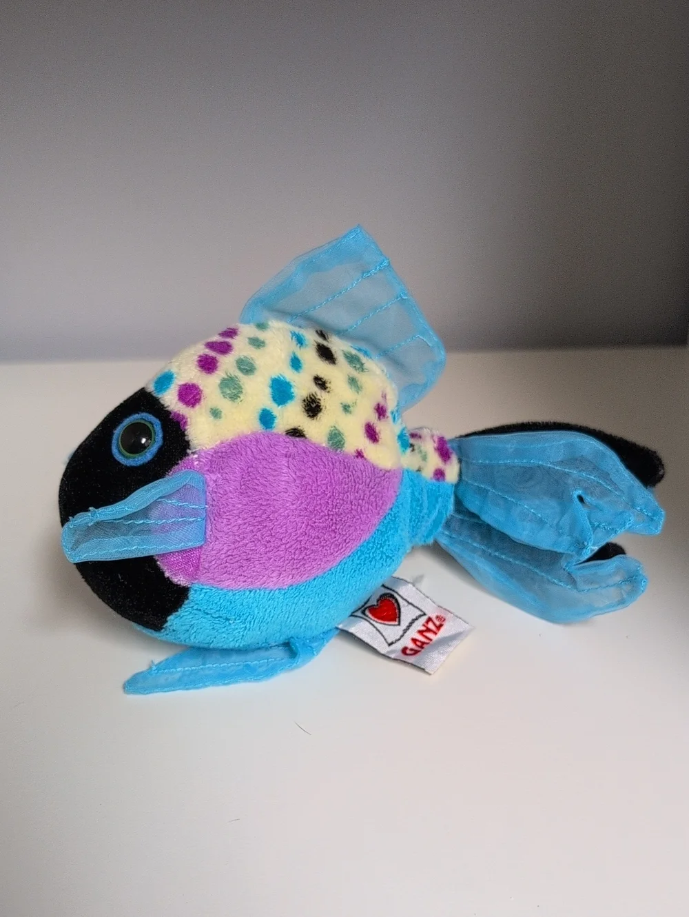 🩵3/$20🩵 Webkinz Lilkinz Polka Back Fish Webkinz GANZ Collectible Y2k - Picture 2 of 5
